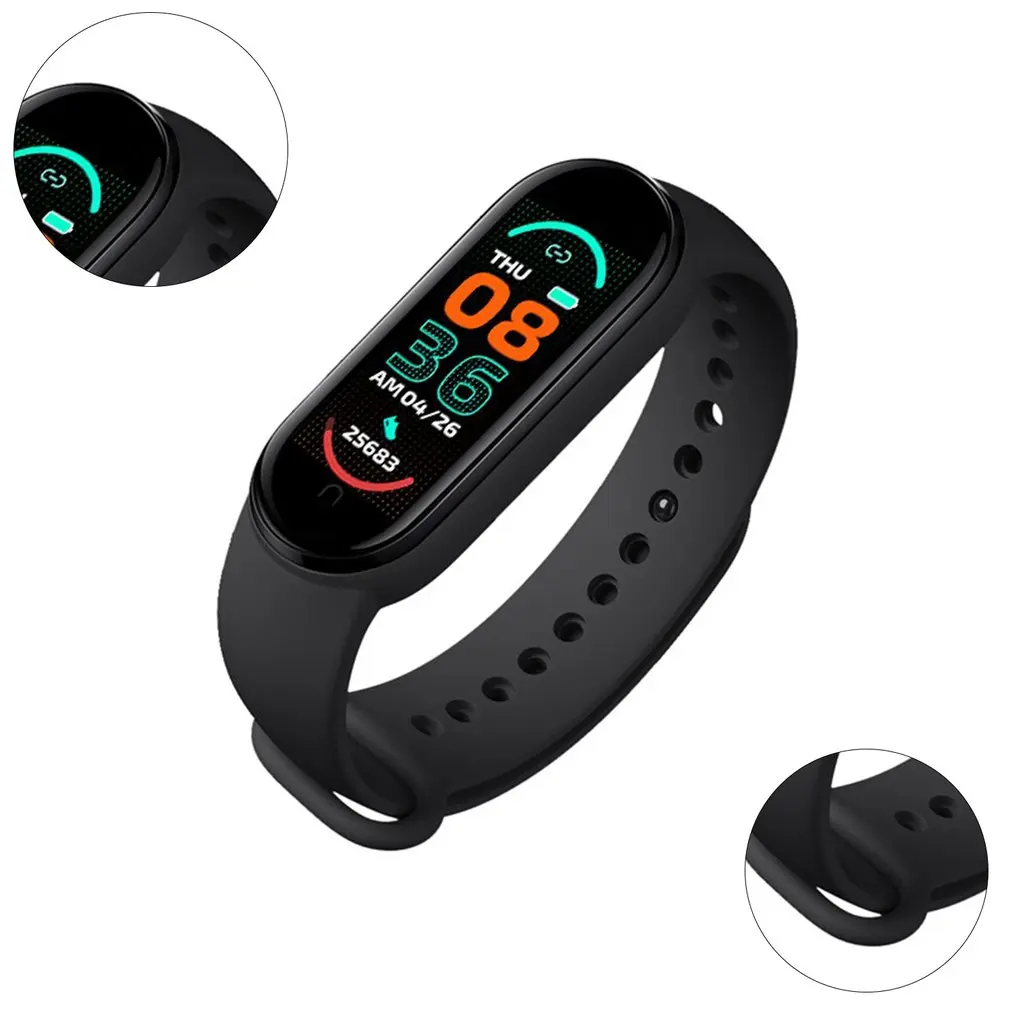 Xiaomi M6 Smart Band Watches Sports Fitness Tracker Pedometer Heart Rate Monitoring Unisex Wireless Bracelet | Электроника