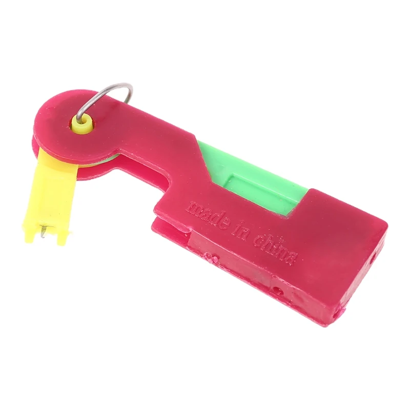 

6pcs/set Automatic Needle Threader Inserter Threading Device Finger Ring Knife Cutter Line Kit for Sewing Machine