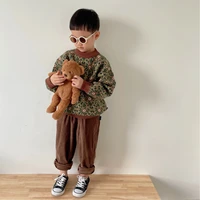 2021 autumn new kids clothes boys sweaters coat kid knitting pullovers tops long sleeve fashion knitwear