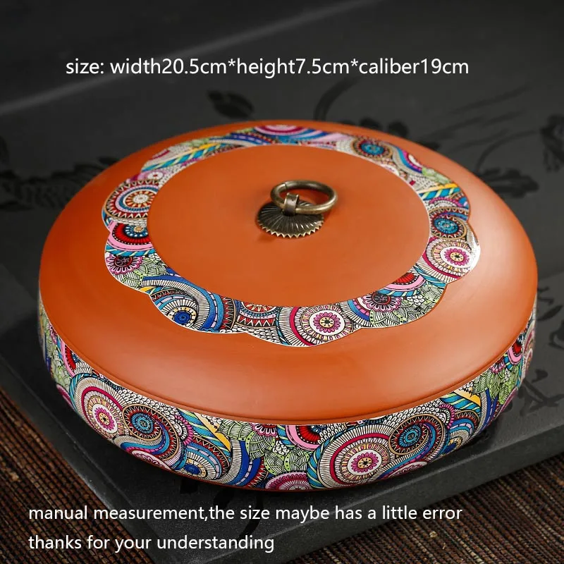 Коробка для хранения чая Puer в китайском стиле коробка с узором из натуральных