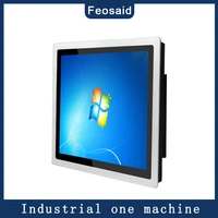 19mini touch panel pc core i3i5 8g memory built in capacitive touch screen all in one windows10 wall mounted computer