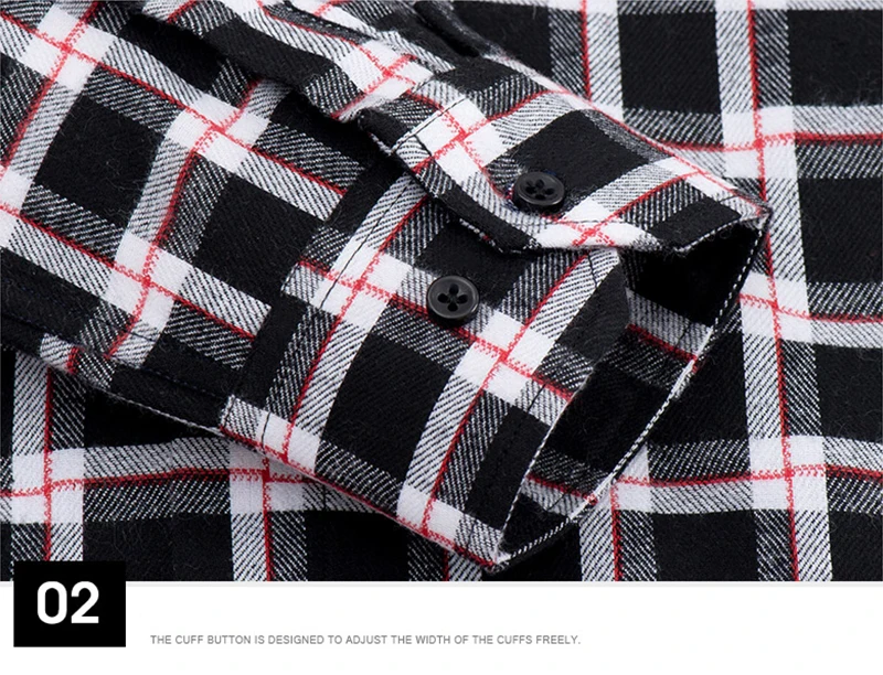 AOLIWEN2019 Мужская модная клетчатая рубашка летняя с длинными рукавами мужская