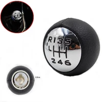 gear knob for car with 6 speeds for peugeot 307 308 3008 407 5008 807 for partner tepee for citroen c3 a51 c4