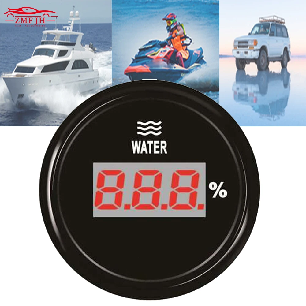 52 мм Универсальный цифровой водонепроницаемый датчик уровня воды 9 32 В 0 190ohm