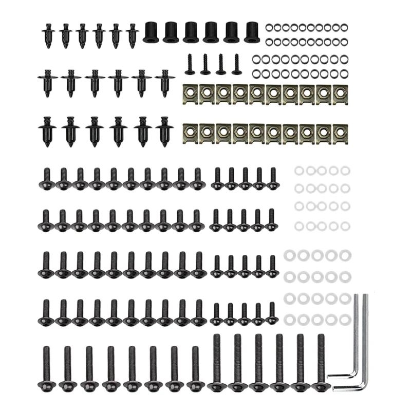 

201PCS Universal Motorcycle Fairing Bolts for Suzuki GSXR 600 750 1000