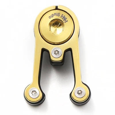 Титановый POM Brompton Stem Catcher-14g(H& H) topeak - Цвет: Цвет: желтый