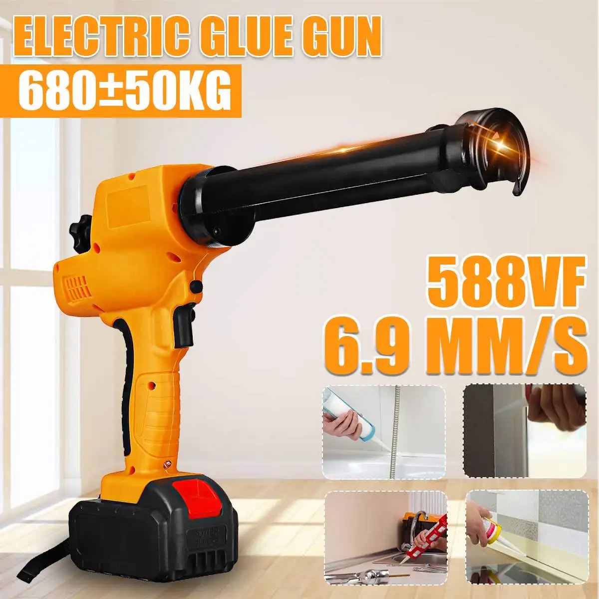 

Электрический клеевой пистолет с автоматическим подогревом для швов