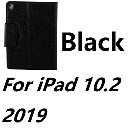 For iPad 10.2 Black Магнитный съемный кожаный чехол-подставка с клавиатурой Bluetooth для iPad Mini 12345 iPad 9,7 Pro 10,5 11 Air 10,5 iPad 10,2 - Цвет: For iPad 10.2 Black