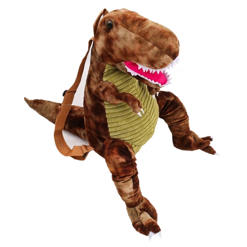 

Creative 3D Dinosaur Children Backpacks Animal Cartoon Kids Travel School Bag for Boys Girls N7MF