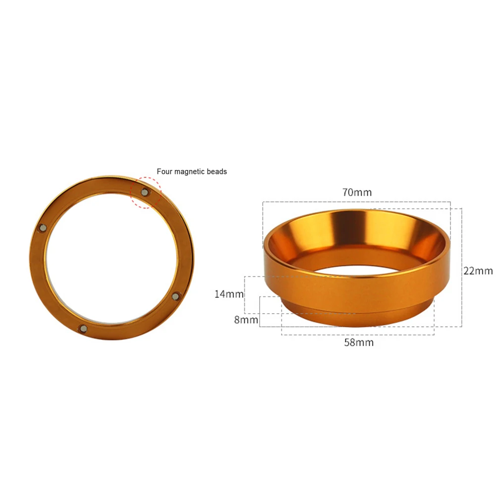 51 мм/54 мм 58 магнитный эспрессо Кофе контейнер для порошка дозатором кольцо