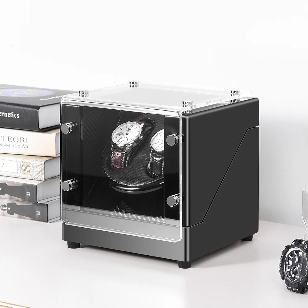 2 + 0 пианино-краска автоматическая намотка часов из углеродного волокна