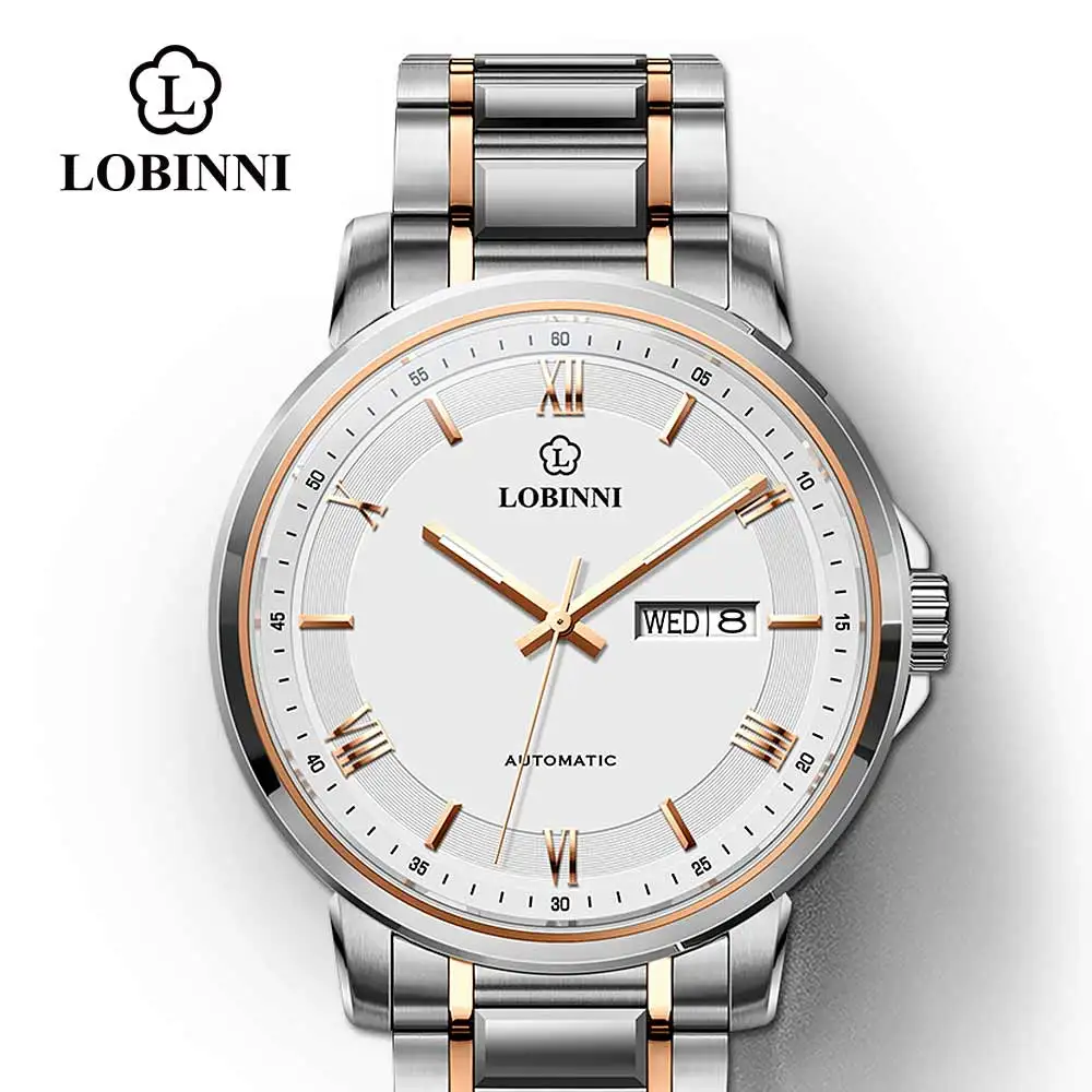 

Switzerland LOBINNI Luxury Brand Japan Import NH36A Automatic Mechanical Men's Watches Sapphire Luminous Waterproof Clocks L9016