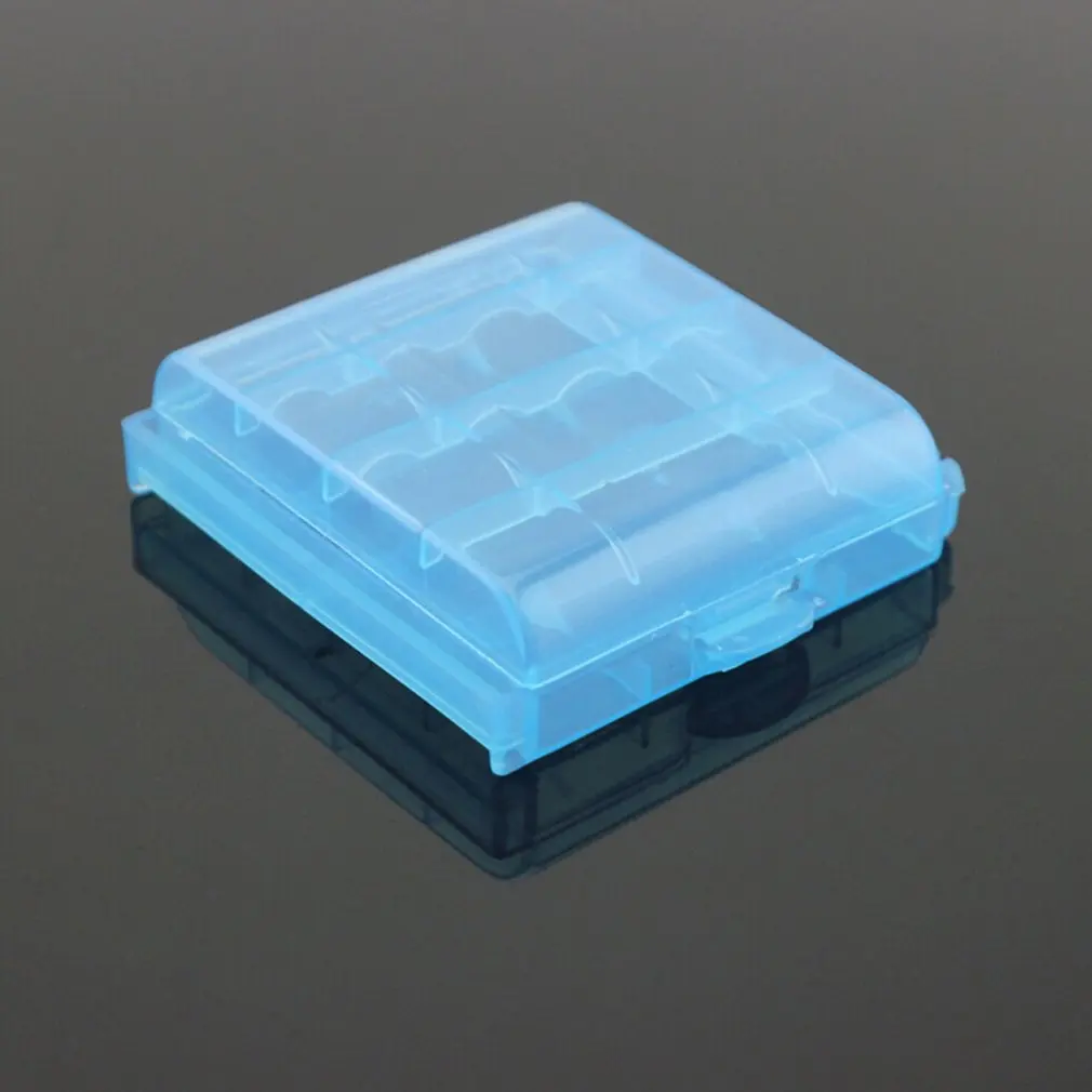 5 шт./упак. красочный пластиковый чехол держатель коробка для хранения 14500 батарей