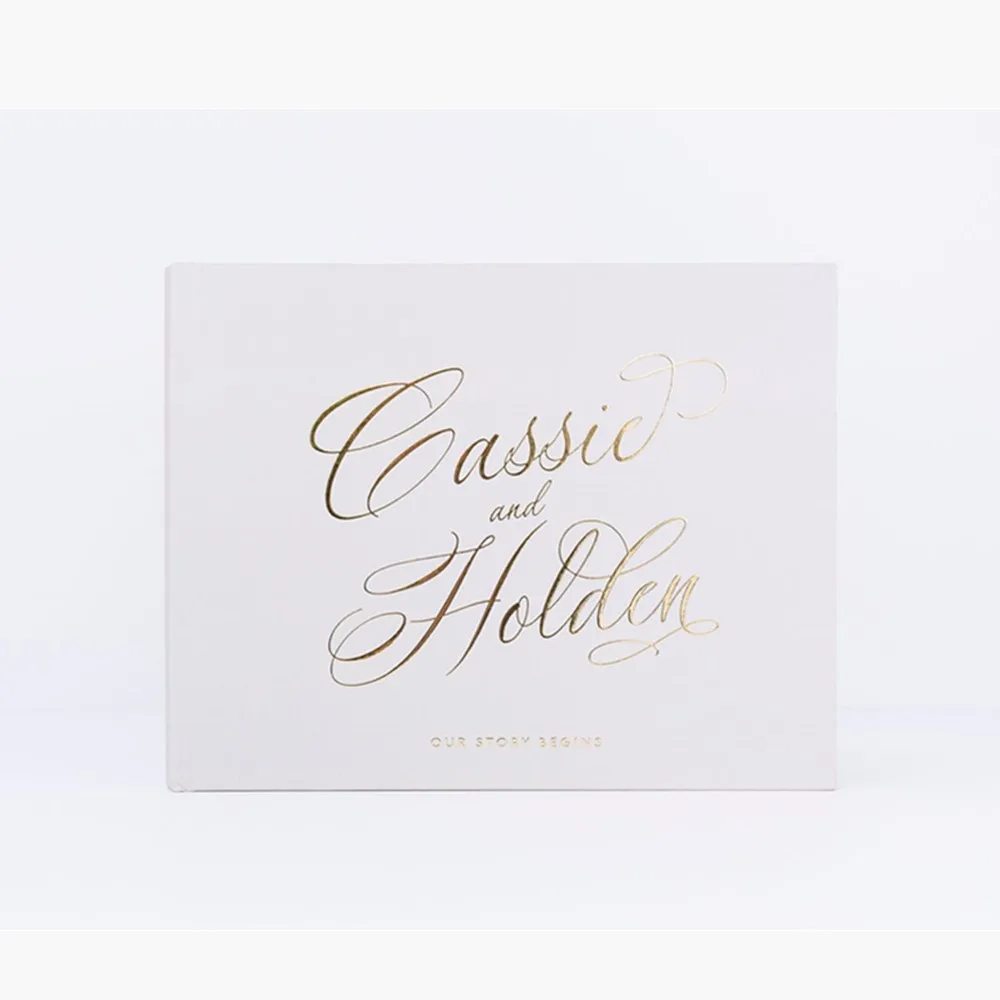 Индивидуальные имена мистер и миссис гостевая книга свадебная горизонтальная