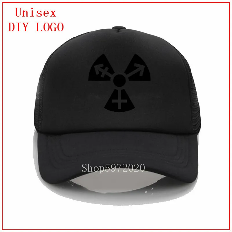 Черная футболка с символом транс-излучения векторные кепки-тракеры для мужчин и