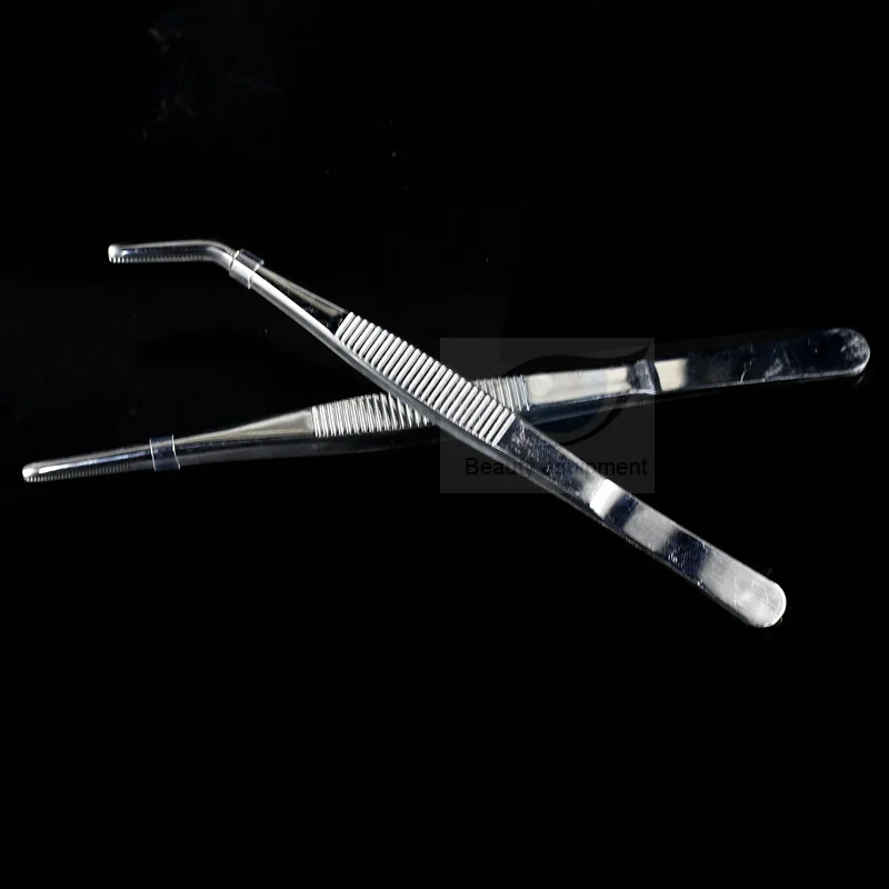 Пинцет из нержавеющей стали An Qisheng 304 нескользящий прямой локоть с выщипыванием