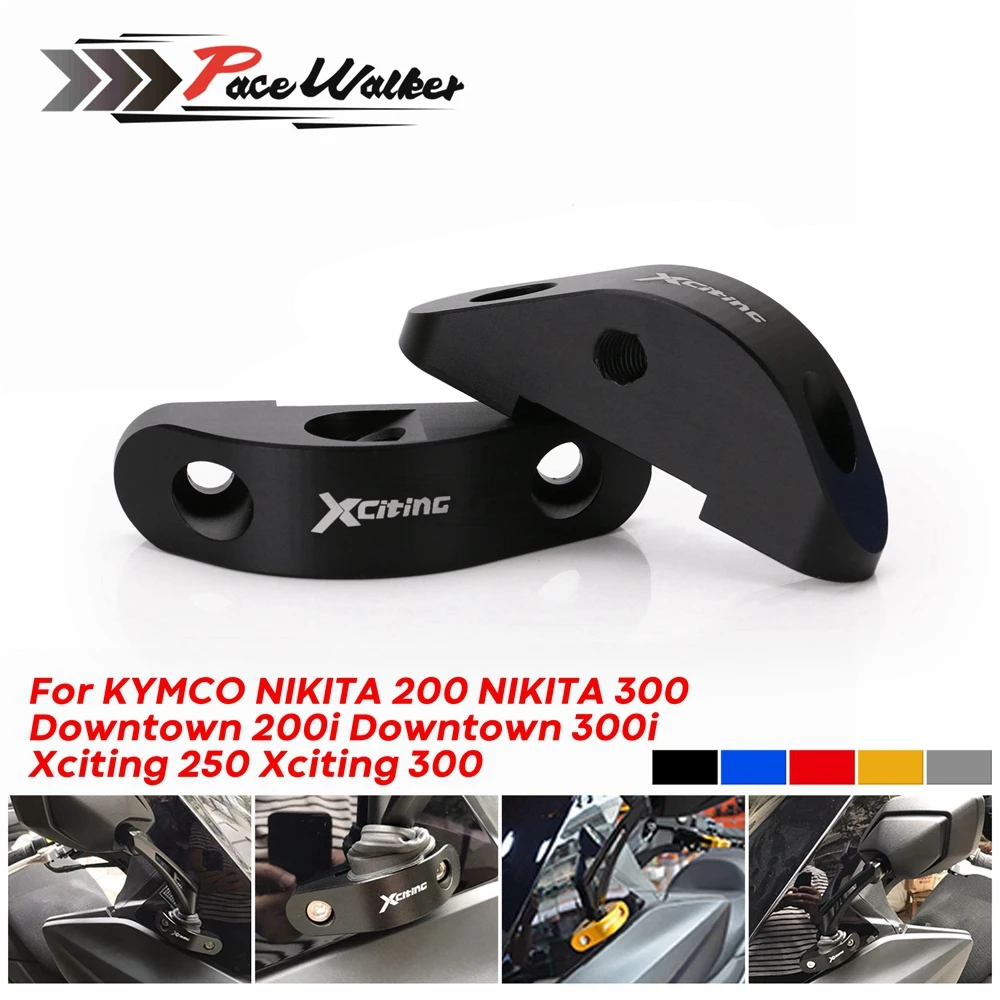 Переднее зеркало заднего вида для мотоцикла KYMCO Xciting 250 300 Nikita 200 центр города