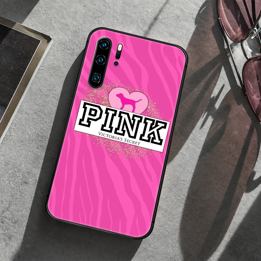 

Victoria VS love Pink Phone Case For Huawei P Mate 10 20 30 40 Lite Pro smart Z 2019 nova 5t black Bumper Trend Funda Silicone