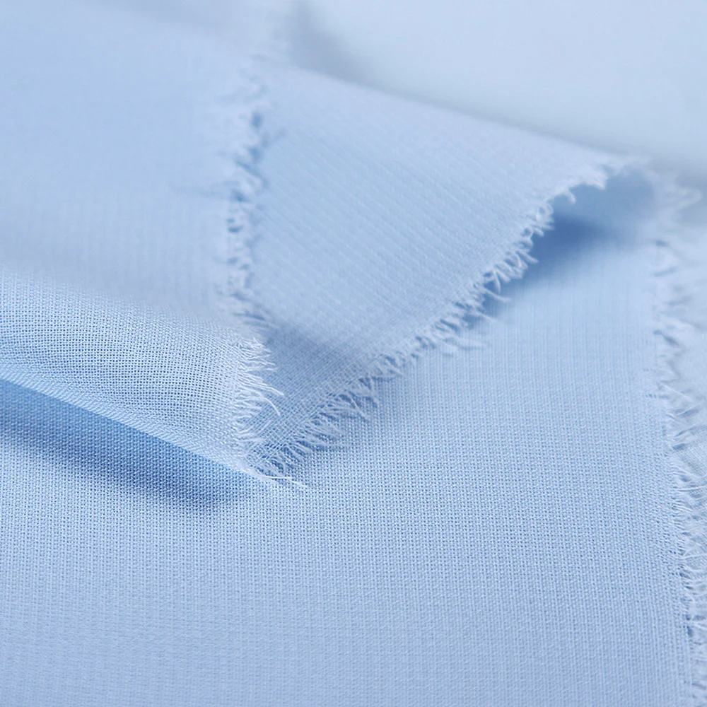 Шифоновая однотонная ткань 100D высокой плотности 100% полиэстер несколько цветов