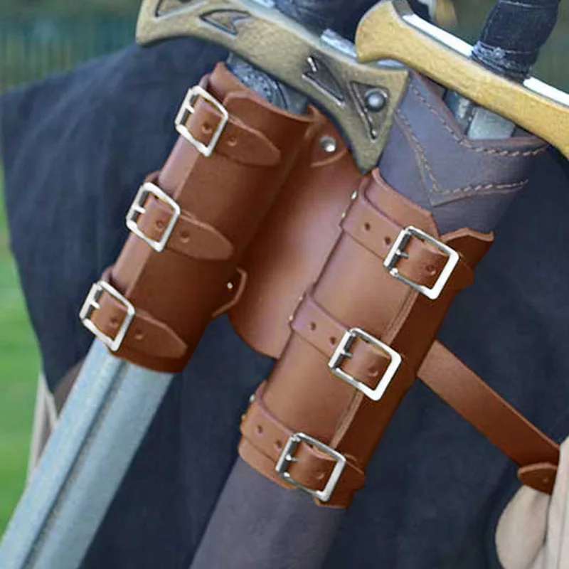 Средневековый рыцарь двойная подвеска наплечная шлейка держатель меча оболочка