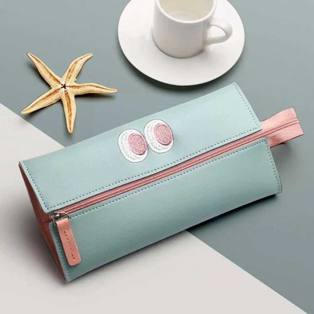 

Pencil Case Leather Pencil Cases Cute Back To School High Korean Popular Pen Stationery Supplies 2020Kawaii Material Escola H1I8