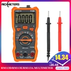 Цифровой мультиметр RICHMETERS RM113D, 6000 отсчетов, измеритель температуры напряжения NCV с магнитным всасыванием и вспысветильник