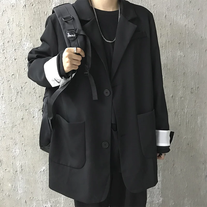 

2022 Casual Suit Jacket Autumn and Winter Loose Korean Style Trendy Handsome Small Suit Yupi DK Uniform. Rac
