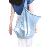 6pcslot shopping bag pure color casual foldable environmental storage bag reusable tote pouch storage handbags