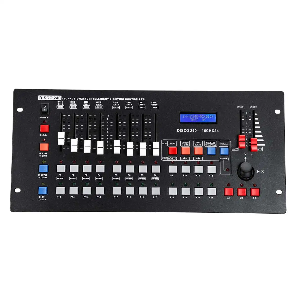 Профессиональный 192 DMX контроллер диджей оборудование lcd DMX 512 консольное освещение для светодиодный Par движущийся прожектор DJ контроллер