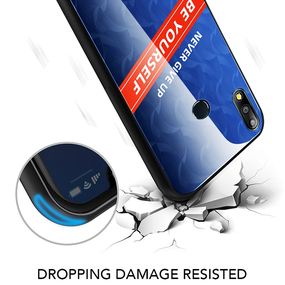 Чехол из закаленного стекла для Asus Zenfone Max Pro M1 ZB602KL ZB601KL чехол M2 ZB631KL ZB633KL задняя