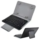 Беспроводная клавиатура Bluetooth для планшета из искусственной кожи чехол с подставкой + OTG + ручка для Pad 7 8 дюймов 9 10 дюймов