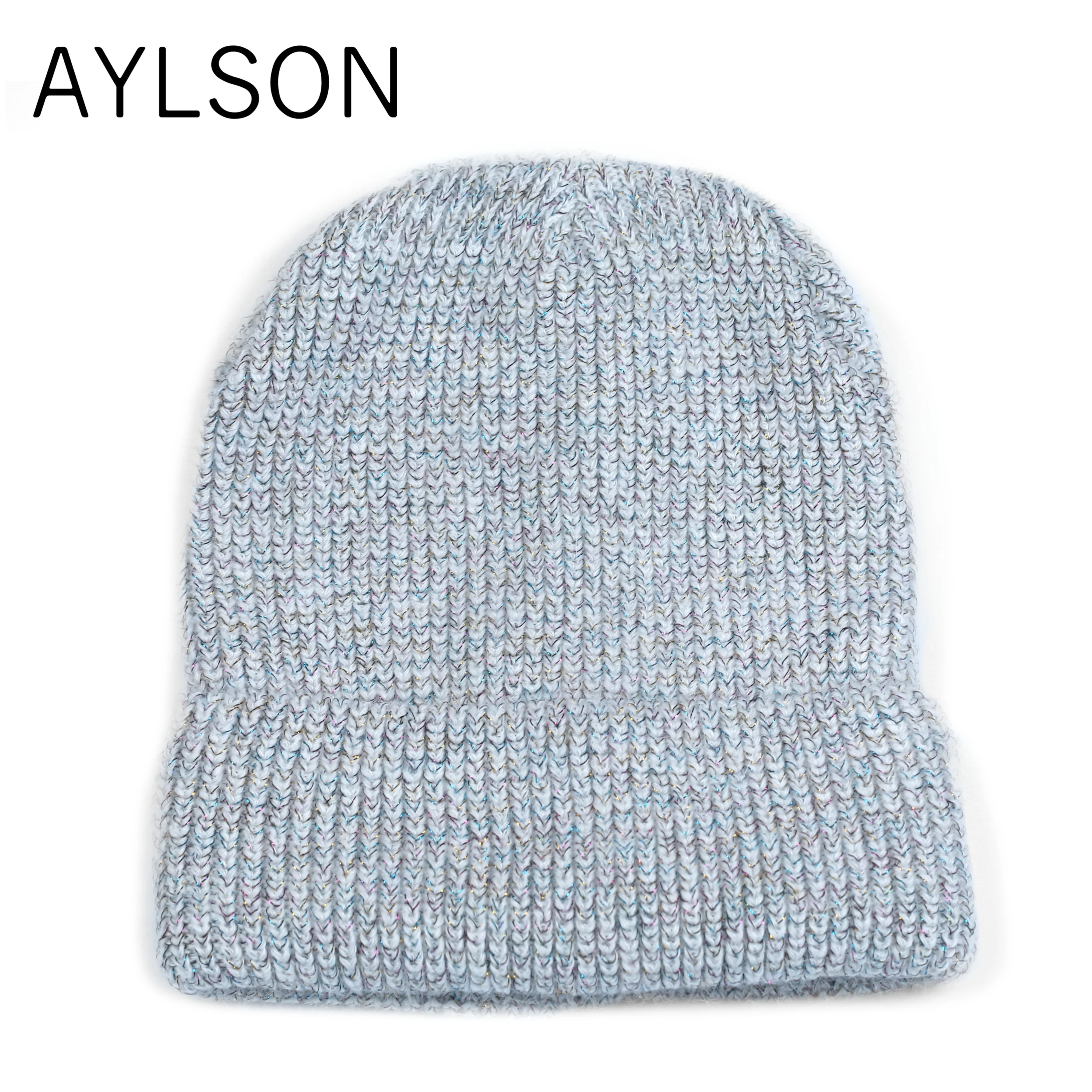 2019 Осенняя хлопковая шапка с кроличьим мехом мягкие вязаные шапки женские