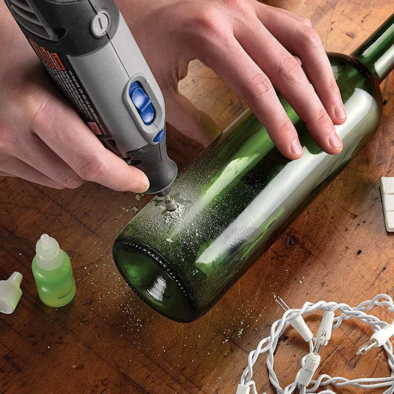 

HOT-20 Pcs 6mm Head Cylindrical Diamond Coated Mounted Wheel Points Grinding Rotary Bit 46 with 3mm Shank for Rotary Tool