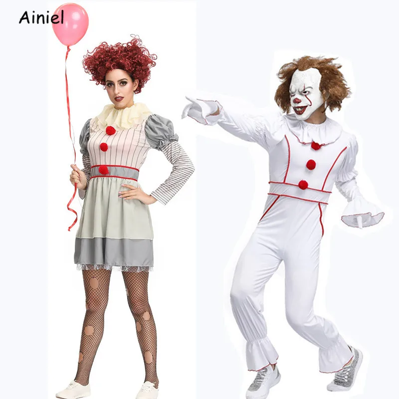 Костюм для косплея Стивена Кинга клоуна пеннивайза костюм вечеринки на Хэллоуин