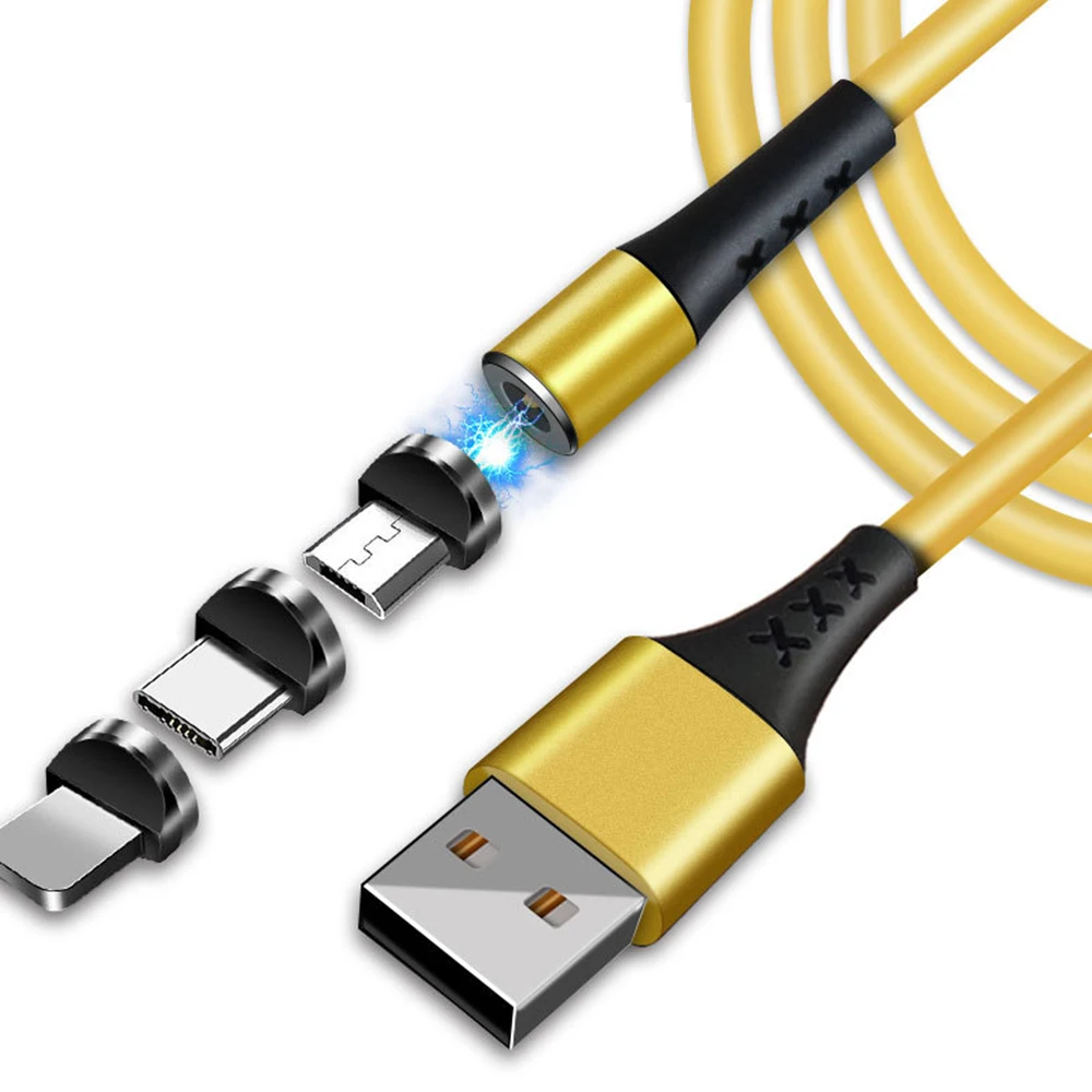 Магнитный кабель для передачи данных из жидкого силикона usb зарядки Android/type c