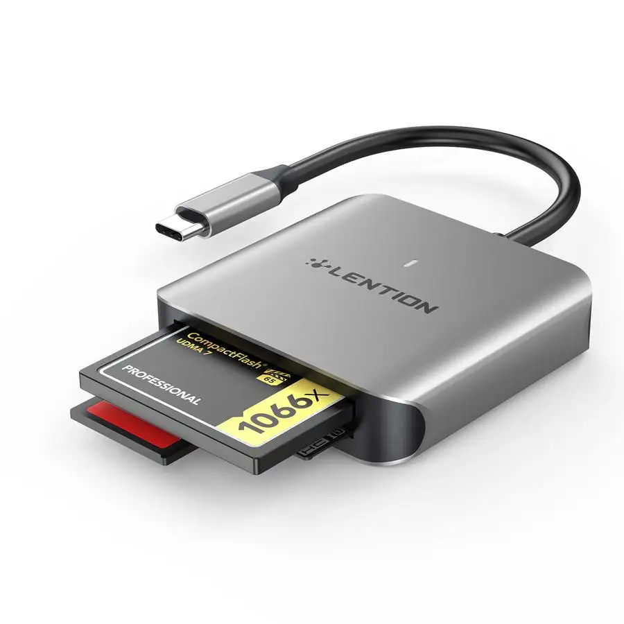 

Переходник с USB C на SD/Micro SD/ CF для 3,0-2020 MacBook Pro 13/2016 Samsung S20/S10/S9/S8/Plus