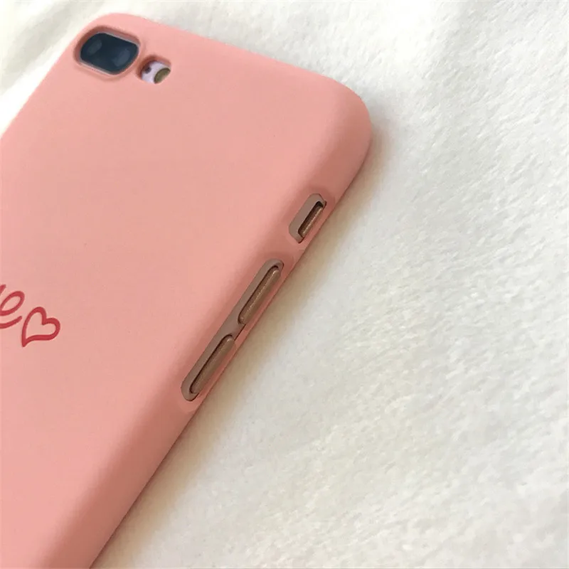 Чехол с узором любовь чехол для iPhone 5 5S SE 6 телефона 6s 7 8 8plus X XS Max XR матовая жесткая