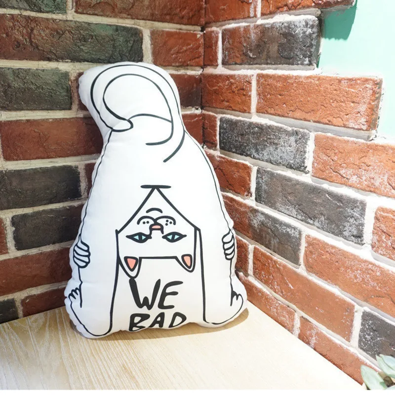 Игрушка плюшевая кошка рипдип милый Инопланетянин подушка мультяшный Зеленый