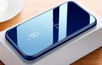 

Power Bank 10000mAh Wireless External Portable Powerbank Full Screen Mirror Fast Charging Multi Port Waterproof for Phone CD4