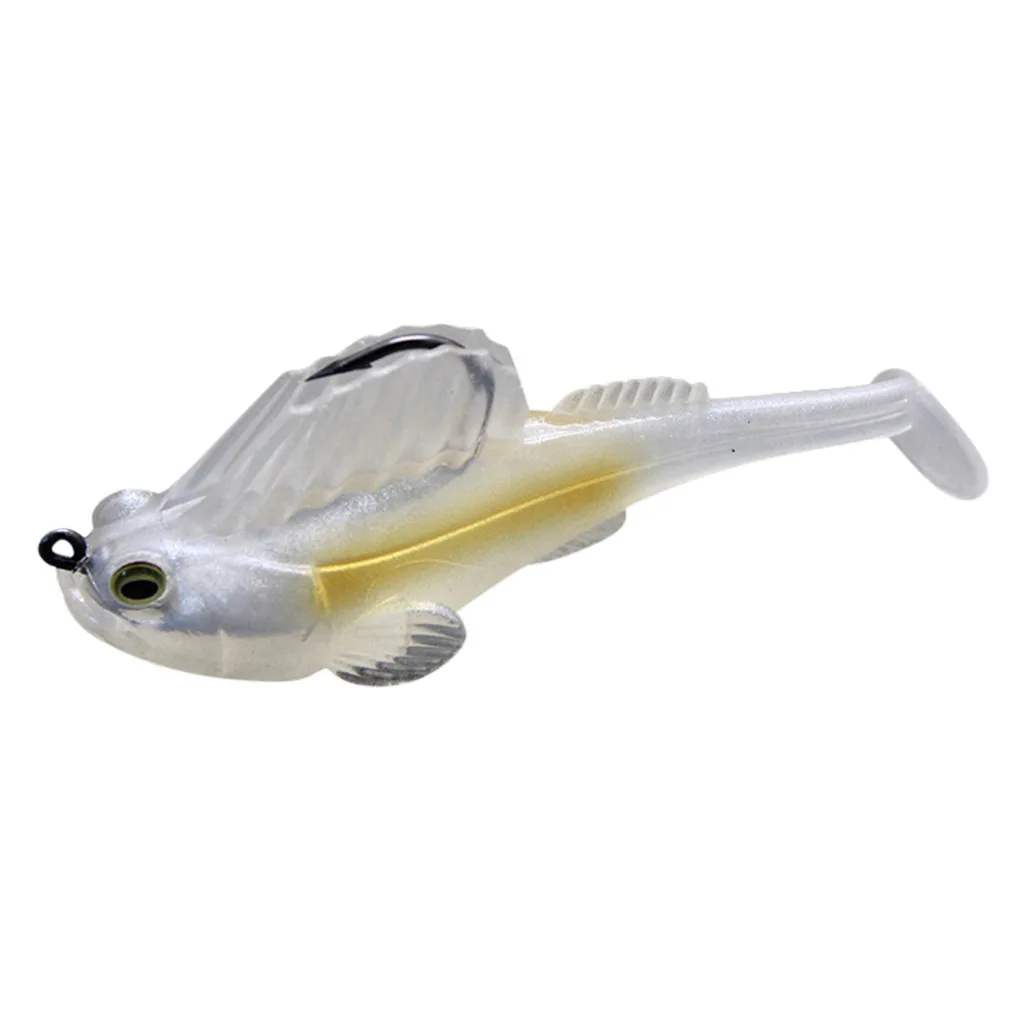 New рыбалка lures Jumping Fish Fishing Bait Tail soft bait bottom Soft fishing lure Crankbait Carp Striped bass Pesca F | Спорт и