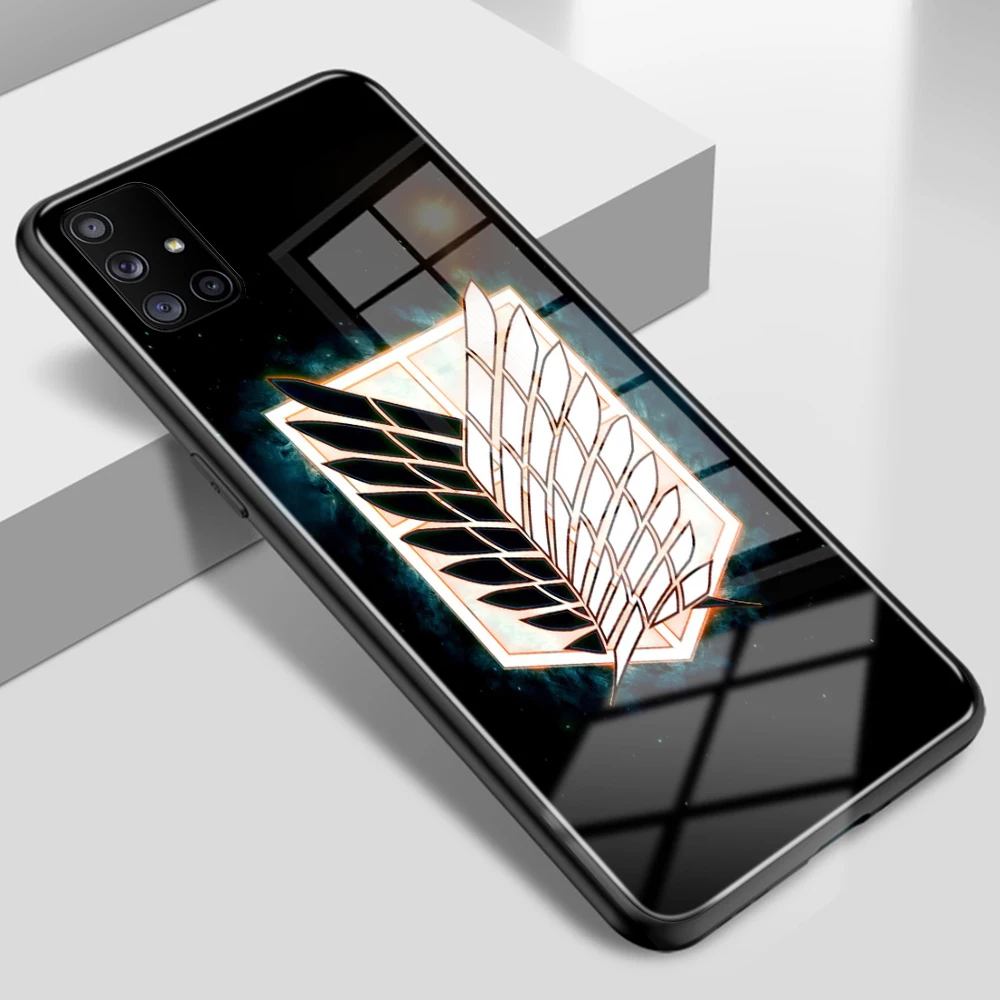 Чехол-накладка для Samsung A71 A51 4G 5G A20 A30 A40 A50 A70 A81 A91 A11 закаленное покрытие | Мобильные