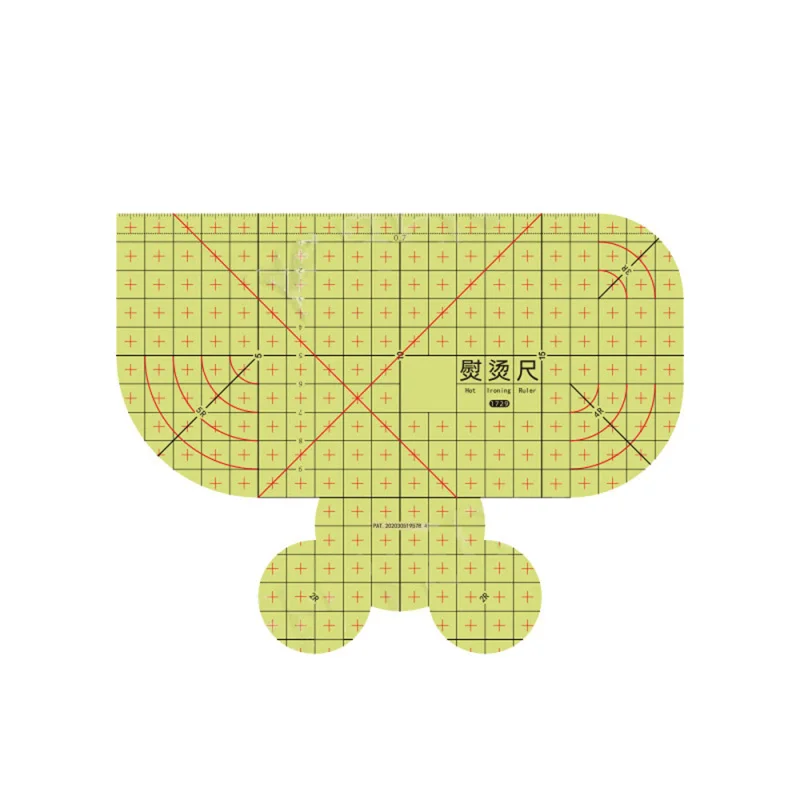 

1PC Heat-resistant Measuring Ruler DIY Tailor Patchwork Craft Cutting Ruler Handmade Quilting Clothing Accessories