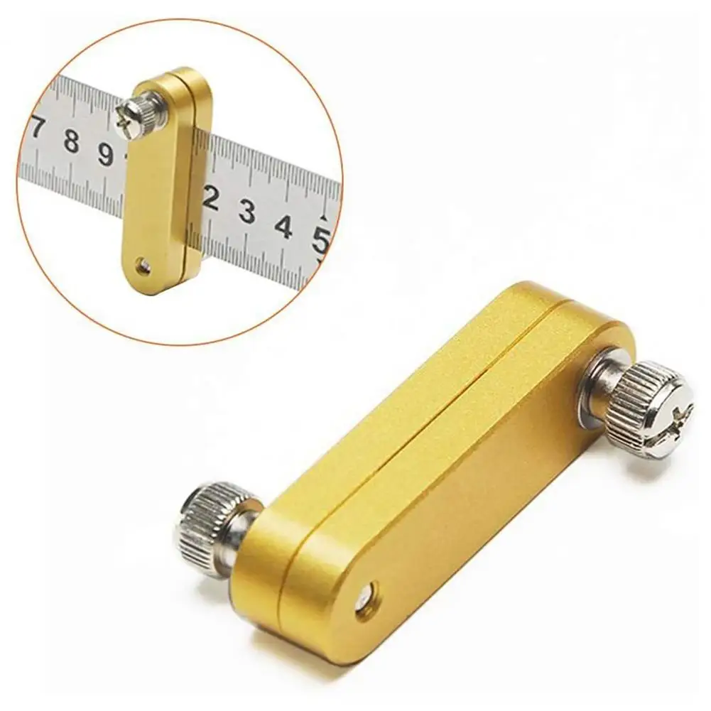 

Ruler Positioning Block Anti-rust High Hardness Stainless Steel Universal Measuring Marking Locator for Woodworking
