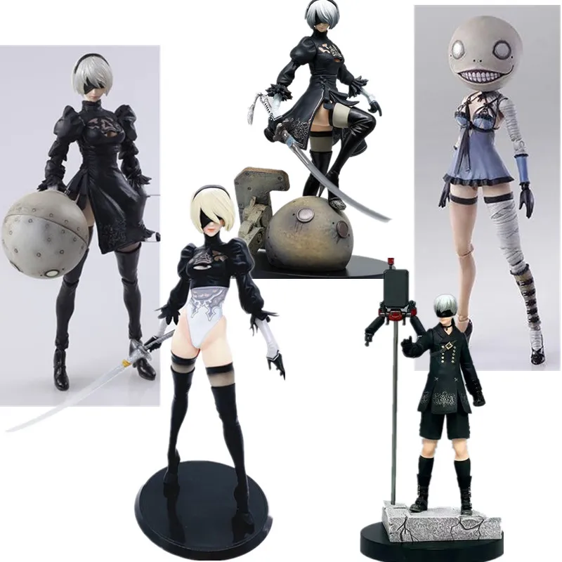 

No. 2 Type B 2B NieR Figure Replicant Gestalt Kaine Automata YoRHa 9S Fighting Action Figure Sexy Model Toy Doll Gift