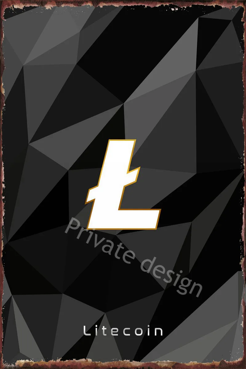 

Настенный декор litecoin, украшение для комнаты, Ретро винтажный металлический знак, жестяной знак, жестяная фотография, кафе, паб, дома, клуба, м...