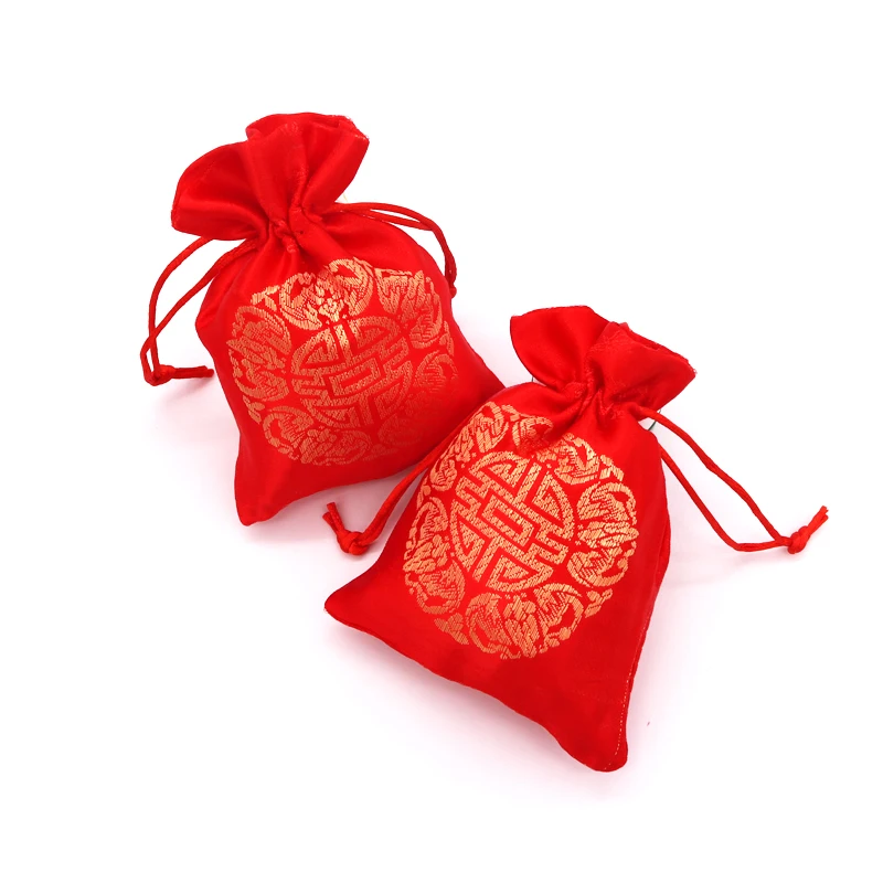 Мягкие атласные подарочные пакеты с рисунком 5 шт./лот 17 х23 см|Упаковка и стойки