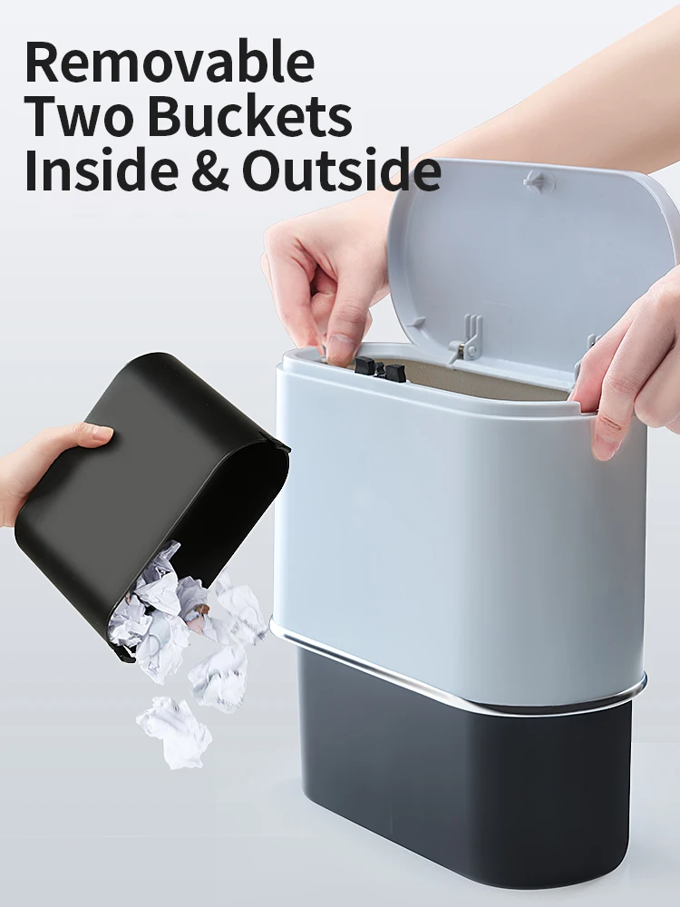 JOYBOS Desktop Trash Can For Car Bin Nordic Bedroom Small Minimalist Office Waste Household Table JBS26|Мусорные баки| |