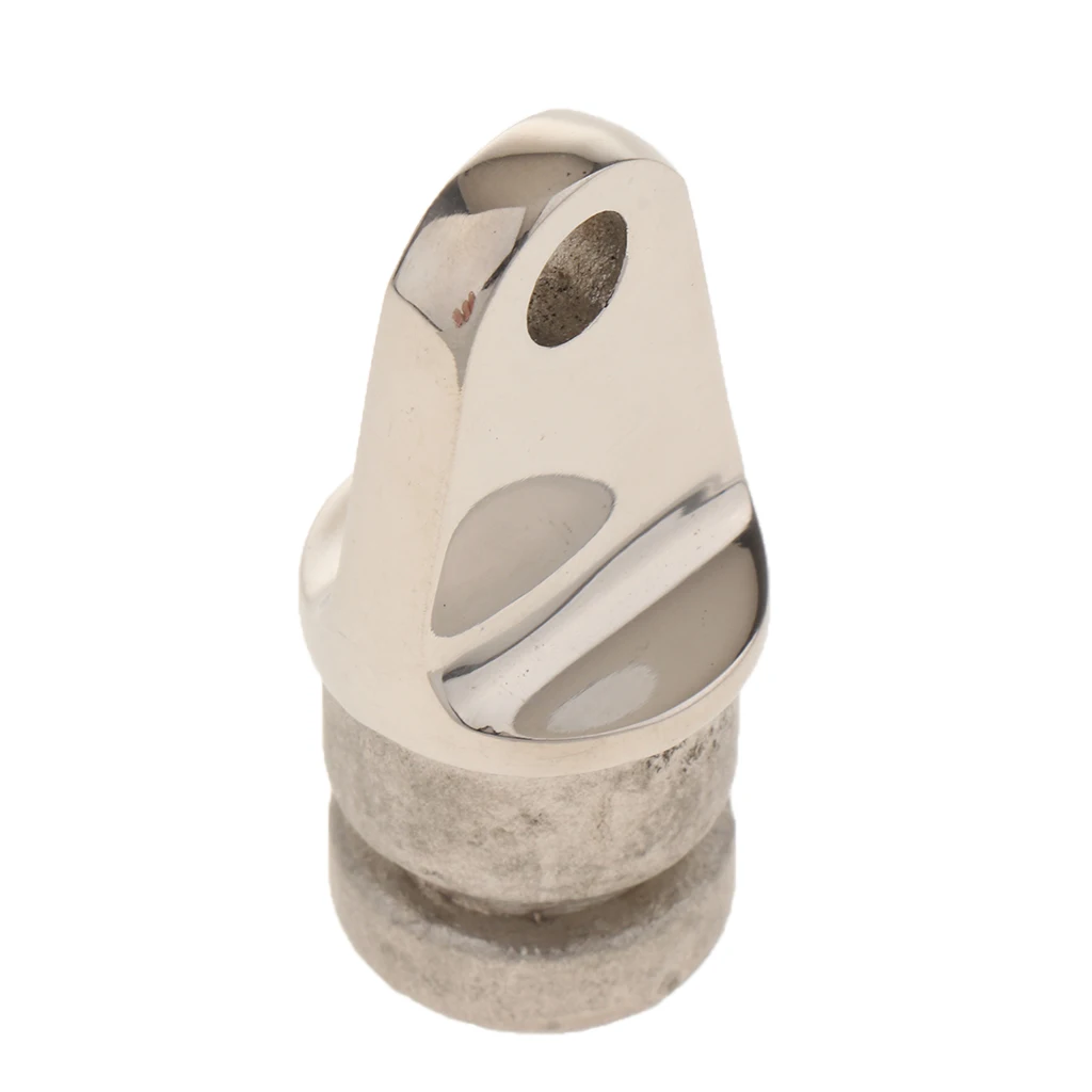 1 шт. фитинг из Нержавеющей Стали Лодка Bimini Топ Внутри глаз Конец 7/8 закругленные