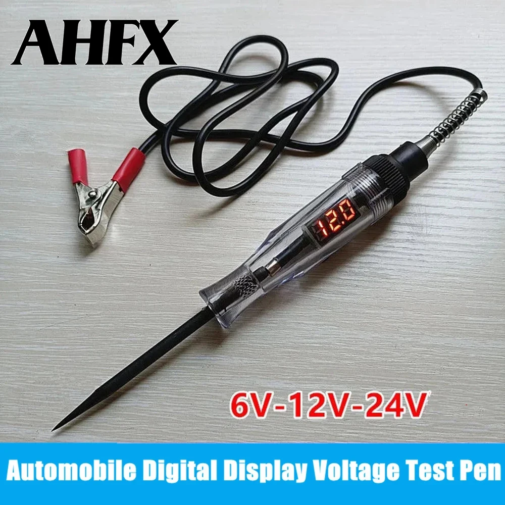 6V 12V 24V Durable Automotive Electric Circuit Tester Digital Light Probe Test Pen for Car Boat Auto Accessories | Автомобили и