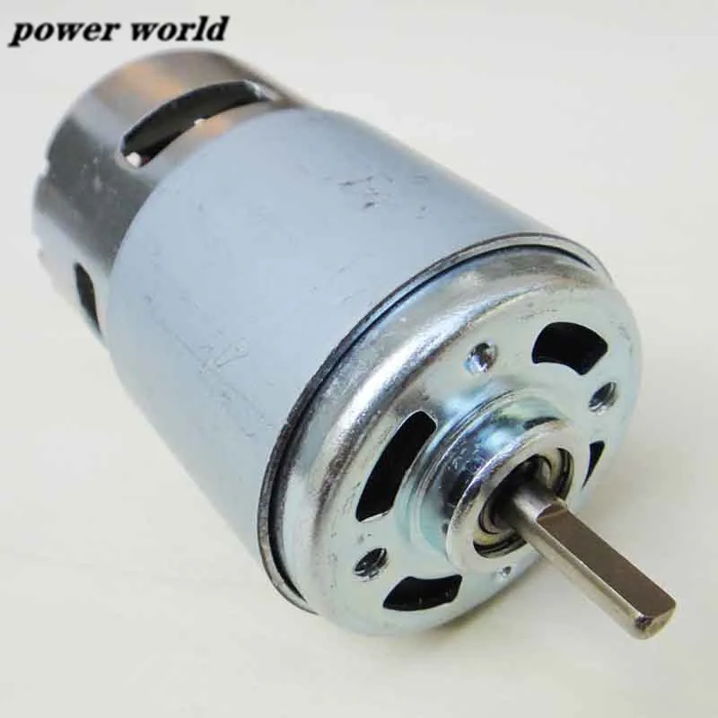 775 Мини DC 12-24V 0.27A 4500RPM высокоскоростной двигатель D-axis диаметр 42 мм мотор для модели